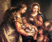 Guardi, Gianantonio - Holy Family with St John the Baptist and St Catherine